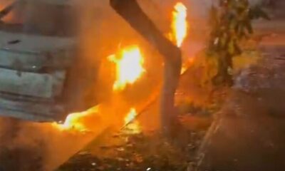 *Atac4n vehículos con bombas molotov en el centro de Coatzacoalcos*