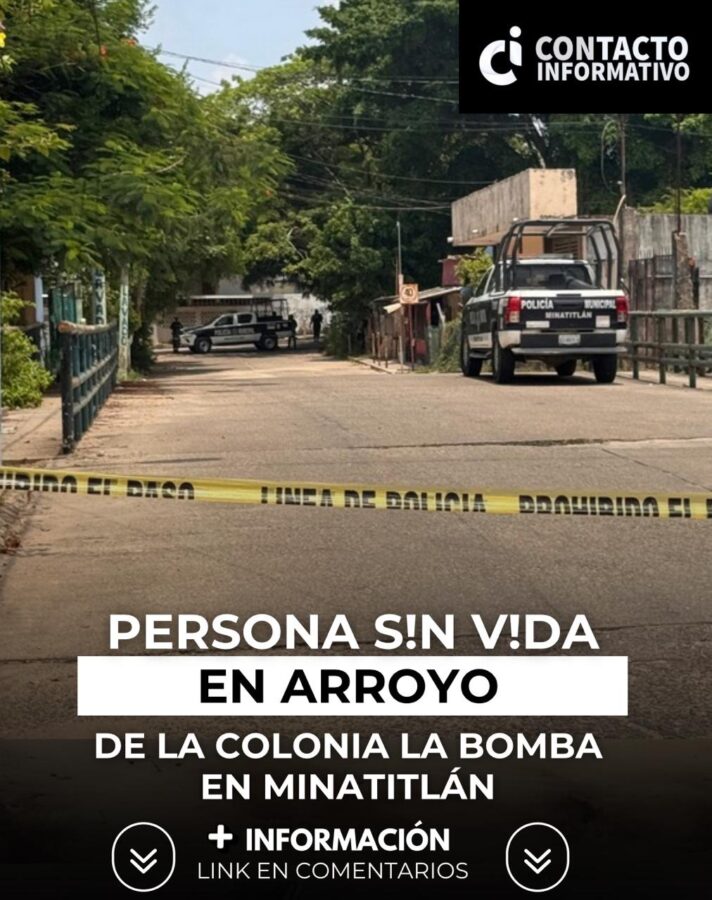 Hall4zgo s!n vid4 en arroyo de la colonia La Bomba