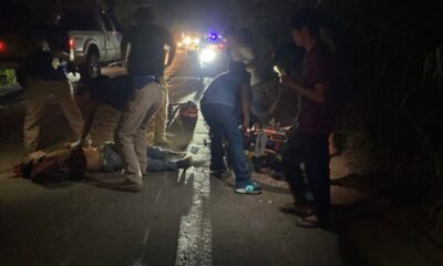 **Motociclista acc!dent4do en Acayucan tras caer a un bache, se sospecha que manejaba ebr!o**