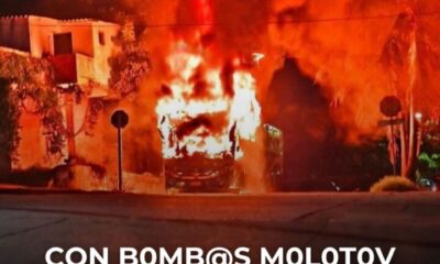 Con b0mb@as Molot0v inc3ndi@n autobús en Coatzacoalcos, Ver.