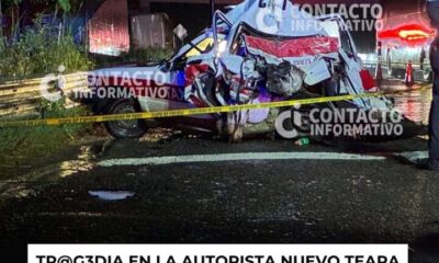 (+VIDEO) Tr@g3dia en la autopista Nuevo Teapa: dos damas mur!3r0n tras brutal ch0qu3 en Cosoleacaque