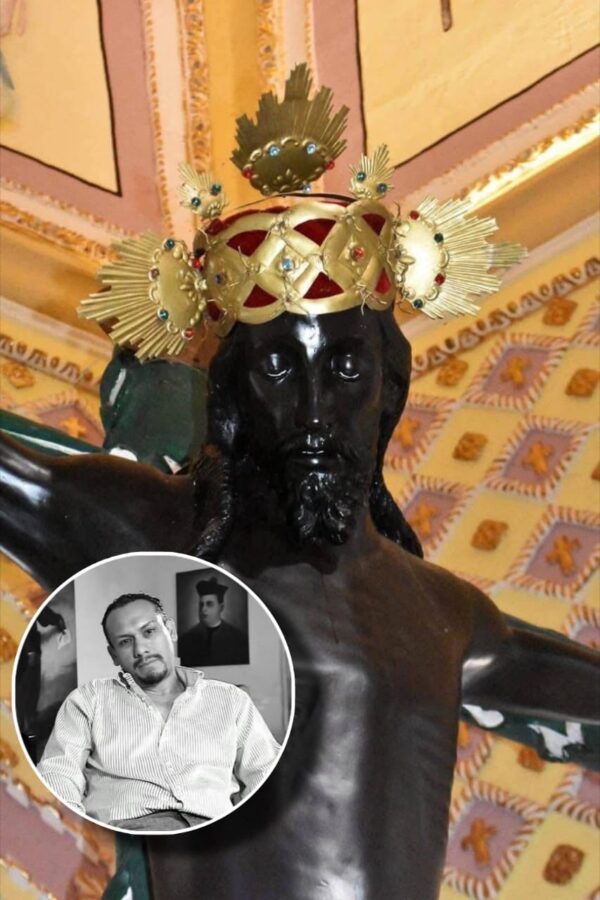 «Exudación» del Cristo Negro de #Otatitlán, un fenómeno envuelto en lo paranormal: Artista Plástico especializado en arte sacro
