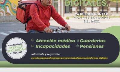 Informa IMSS Veracruz Sur sobre prueba piloto para la inscripción de los trabajadores en plataformas digitales