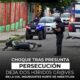 (+VIDEO) Ch0qu3 tras presunta persecución deja dos h3rid0s gr@ves en la colonia Insurgentes Norte de Minatitlán