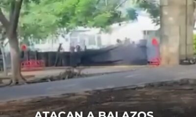 Bal@cer@ en Omealca: atacan a b@laz0s base de la Policía Estatal