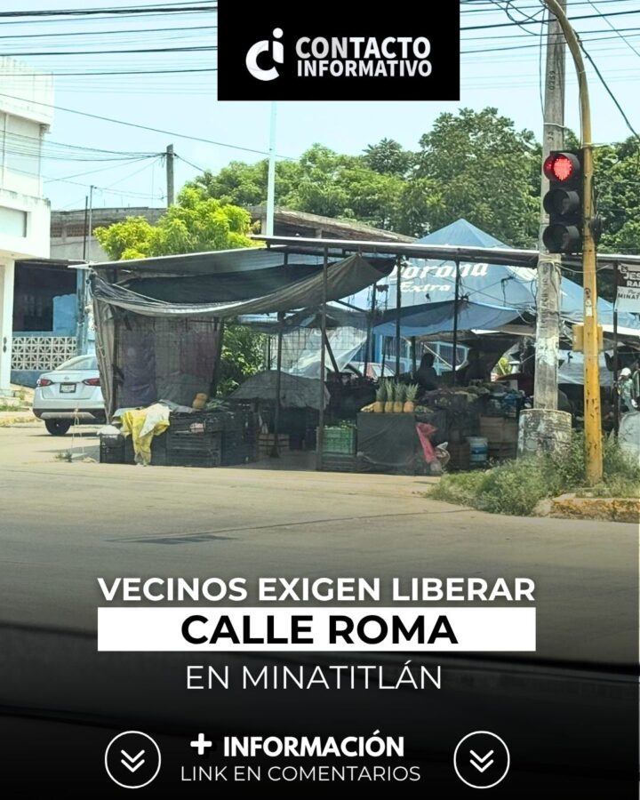 Vecinos exigen liberar calle Roma: tres años de bloqueo, basura y olvido