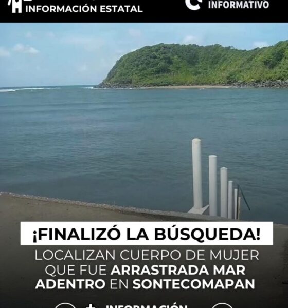 #Catemaco | ¡Finalizó la búsqueda! Localizan cuerpo de mujer tras ser arrastrada mar adentro en #Sontecomapan