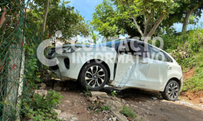 (+VIDEO) Vehículo c4e del puente La Ica; a punto de apl4st4r a motociclista, reportaron vecinos