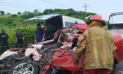 Fatal acc!dent3 en Alvarado, cinco f4llec!dos, tres de ellos m3nor3s de edad