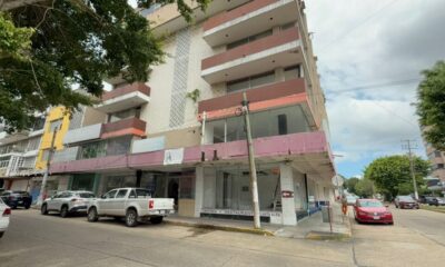 Piden vecinos del centro de Coatzacoalcos que sea clausurado el edificio abandonado del Hotel Margon, representa un riesgo