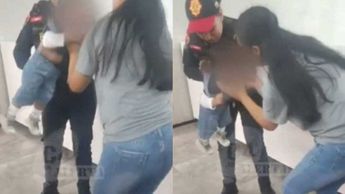Policías salvan a bebé de un año que se ah0g4do con cacahuate en Metro-CdMx