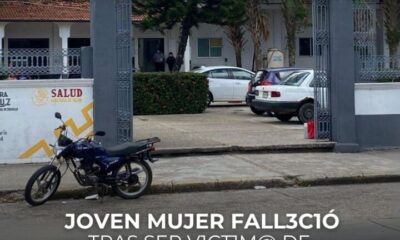 Joven mujer f@ll3c1ó tras ser víctima de un v10l3nt0 as@lt0 en Minatitlán