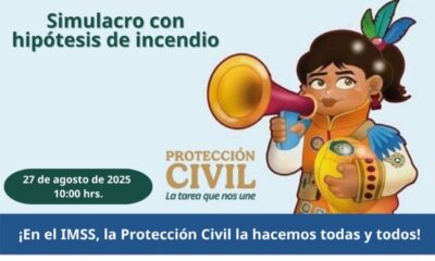 Realiza IMSS Veracruz Sur simulacro de incendio