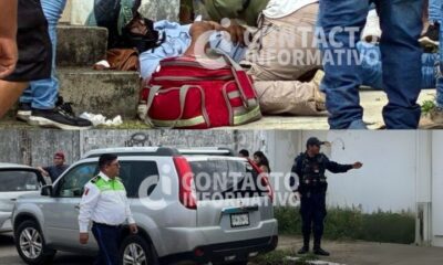 (+VIDEO) Repartidor de tortillas arrollado por camioneta; vecinos lograron detener al conductor