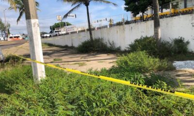 *Localizan lona con am3n4zas cerca de la Expo Feria de Coatzacoalcos*