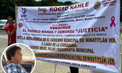 Familiares rescatan a Mónica Montiel Sagrero en Cosoleacaque; vecinos habían protestado por su abandono