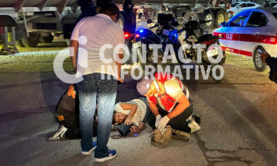 Mujer l3sion4da tras ser arr0ll4da por taxi en la Nueva Mina; el presunto responsable escapó