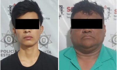 S3cu3stro y Ext0rsión detiene a dos sujetos que cobraban “derecho de piso” a un comerciante de Coatzacoalcos*