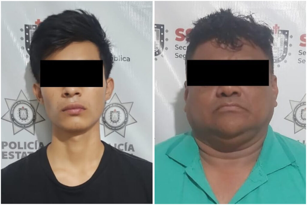 S3cu3stro y Ext0rsión detiene a dos sujetos que cobraban “derecho de piso” a un comerciante de Coatzacoalcos*