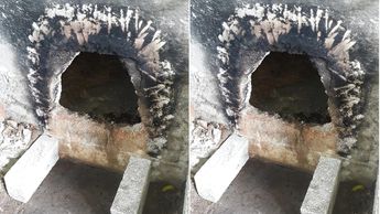 Mu3r3n dos hermanos de 10 y 11 años durante baño de temazcal en Canoa, Puebla