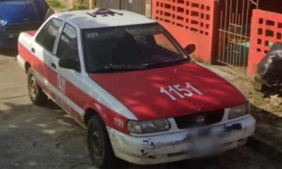 Roban taxi en plaza comercial de Minatitlán en par de horas