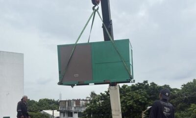 Arriban equipos de aire acondicionado al HGZ No. 36 de Coatzacoalcos del IMSS Veracruz Sur