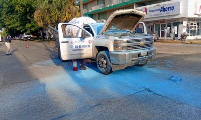 *Se le inc3ndió el clutch a pipa de PetroGas, el fuego provocó que se movilizaran cuerpos de emergencia*