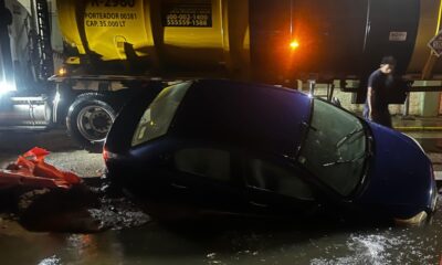 *(+VIDEO) Obra inconclusa en la avenida Reyes Aztecas provoca accidente y malestar vecinal**