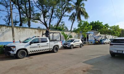 *Resguarda la Guardia Nacional la primaria Francisco H. Santos tras aparición de n4rco manta*