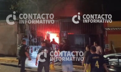 (+VIDEO) Voraz incendio en vivienda de Cosoleacaque, Ver.