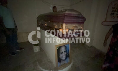 *Despiden a América del Carmen, madre de una de las víctimas del bar Caballo Blanco de Coatzacoalcos, la sepultaron donde descansan los restos de su hija*