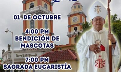 Reciben en Jáltipan a Monseñor José Luis Canto Sosa con bendición de mascotas y eucaristía