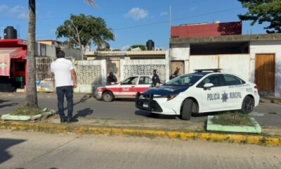 Detienen a presuntos delincuentes que desmantelaban taxi en vivienda abandonada de Coatzacoalcos, también robaban tanques de gas, triciclos y hasta llantas