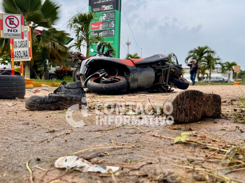 Motociclista fallece tras grave choque en Las Matas