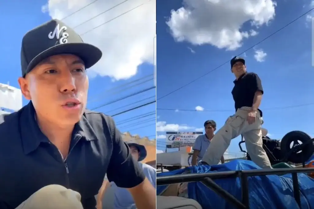 Ejército y Marina no dejaron pasar a youtuber Yulay con toneladas de ayuda para Poza Rica