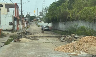 Vecinos cumplen un mes con avenida Díaz Mirón cerrada por obra inconclusa