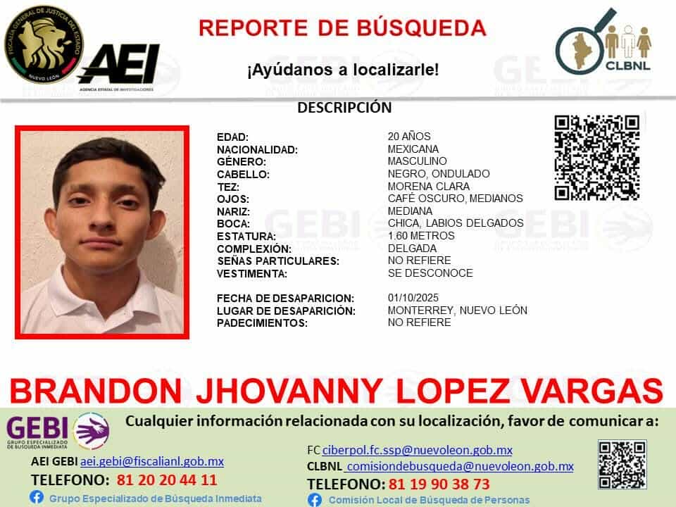 Joven transportista originario de Cosoleacaque desapareció tras viajar desde Monterrey rumbo al sur del país