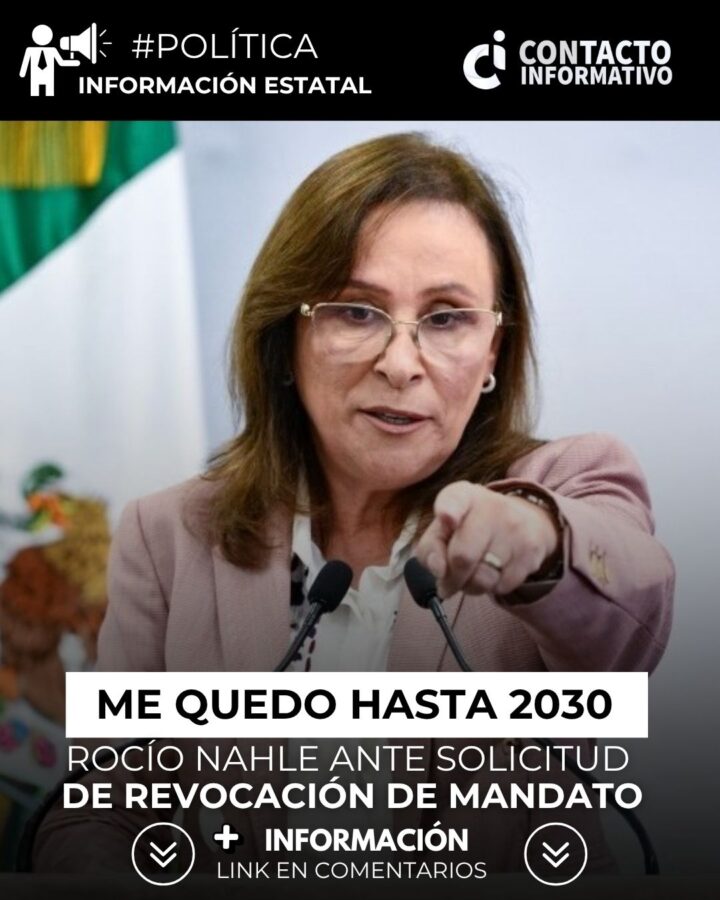 (+VIDEO)Me quedo hasta 2030: Rocío Nahle ante solicitud de revocación de mandato