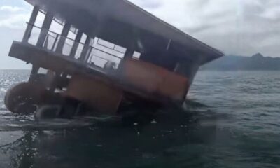 Localizan parte del restaurante flotante “El Atracadero” en costas de Tatahuicapan