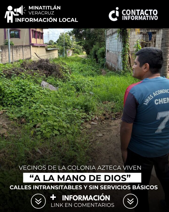 (+VÍDEO) Vecinos de la colonia Azteca, “a la mano de Dios”: calles intransitables y sin servicios básicos