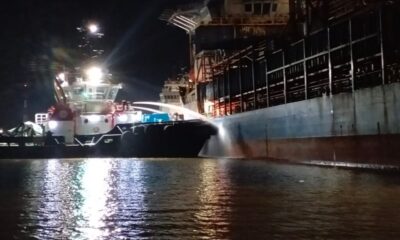 Nuevamente se registra incendio en la embarcación “Blue Phoenix” en el muelle de permaducto