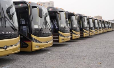 *Salen de fábrica de China segunda remesa de autobuses Quetzalli con destino a Coatzacoalcos*