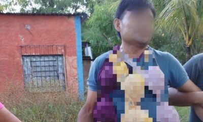 Vecinos detienen a presunto ladrón de ropa interior en Oteapan