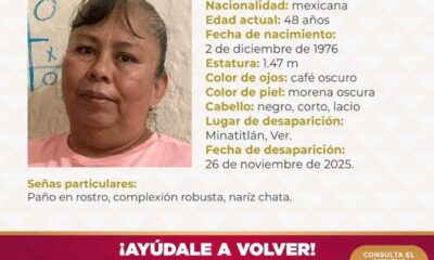 Siguen sin pistas del paradero de Lucía Ramos Reyes; familia mantiene la búsqueda en Minatitlán, Ver.