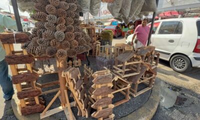 *Se instalan comerciantes de venta de artículos de elaboración del nacimiento en Coatzacoalcos*