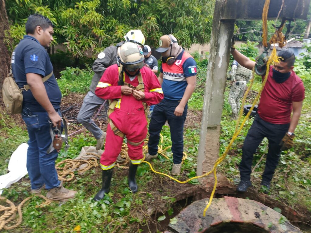 Localizan cuerpo putrefacto en pozo artesiano en Acayucan.