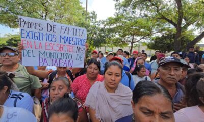 *Habitantes de Pajapan toman la SEV en Coatzacoalcos y bloquean avenida Universidad, exigen cubrir horas de docentes de la Técnica 83*
