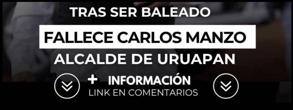Confirma Federación fallecimiento del alcalde de Uruapan, Michoacán