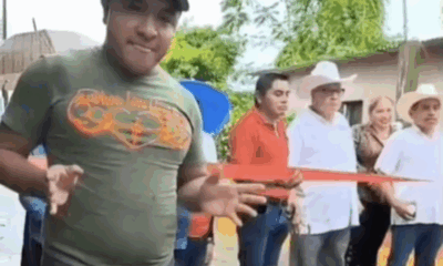 (+VIDEO) Alcalde Juan Gómez Martínez intentó inaugurar obra inconclusa en Hueyapan; Agente Municipal lo confronta