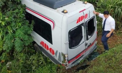 Reportan fuerte accidente de Sprinter de ADO en la carretera Costera del Golfo; varios lesionados